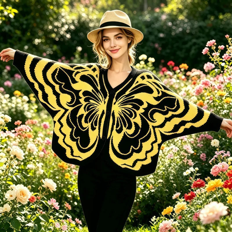 ButterGlow™ Cardigan 🦋✨ – Handmade Elegance, Everyday Comfort